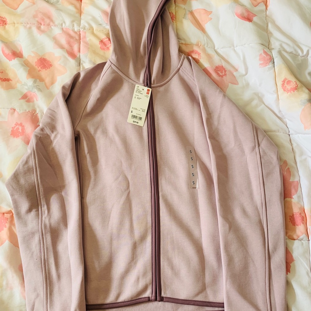 NWT Uniqlo Dry Sweat Full-Zip Hoodie